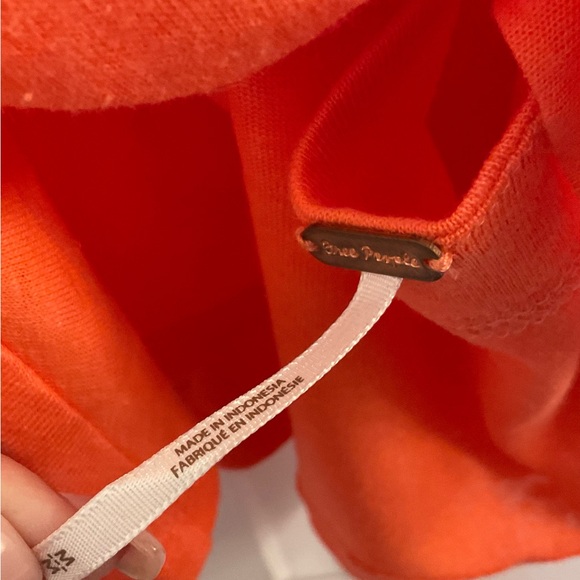 Free People Long Weekend Halter Top - NWT - Medium -  Watermelon - Picture 7 of 15